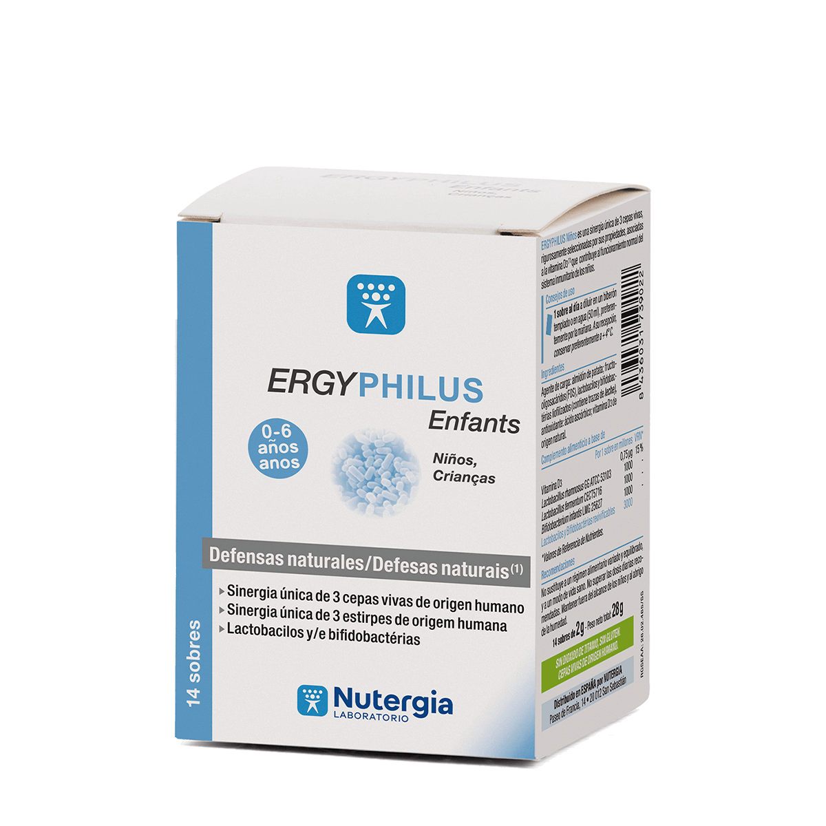 ERGYPHILUS Niños. 14 Sobres