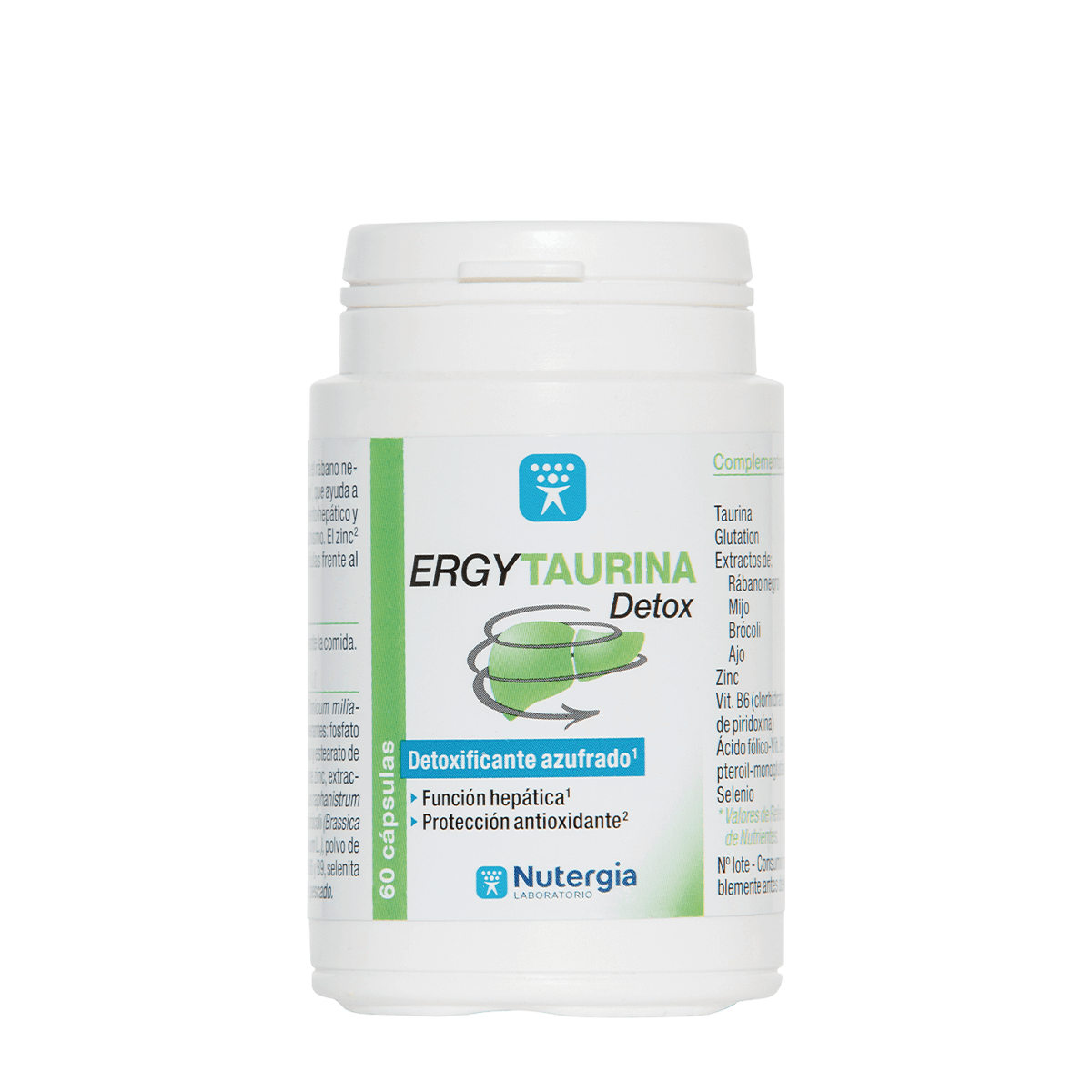 ERGYTAURINA Detox. 60 Cápsulas