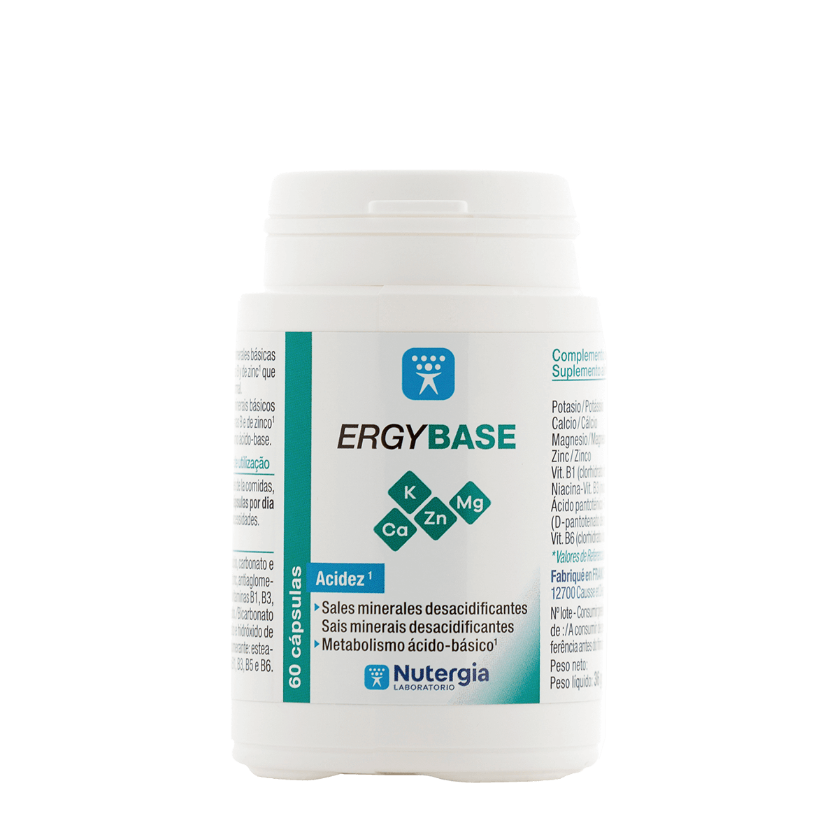 ERGYBASE. 60 Cápsulas