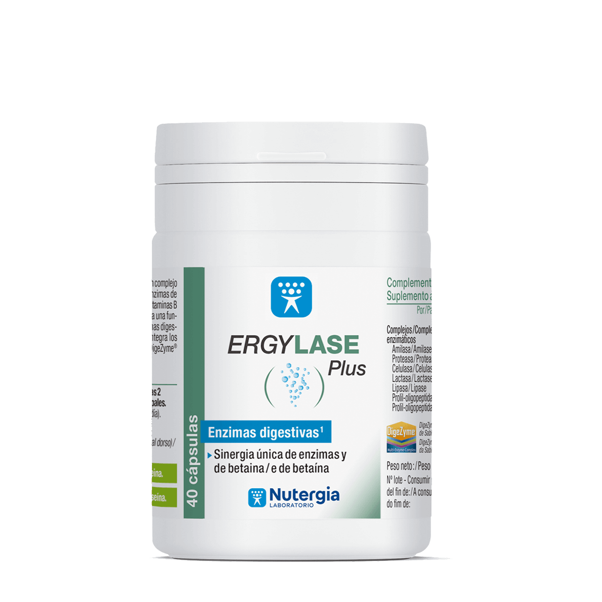 ERGYLASE Plus. 40 Cápsulas.