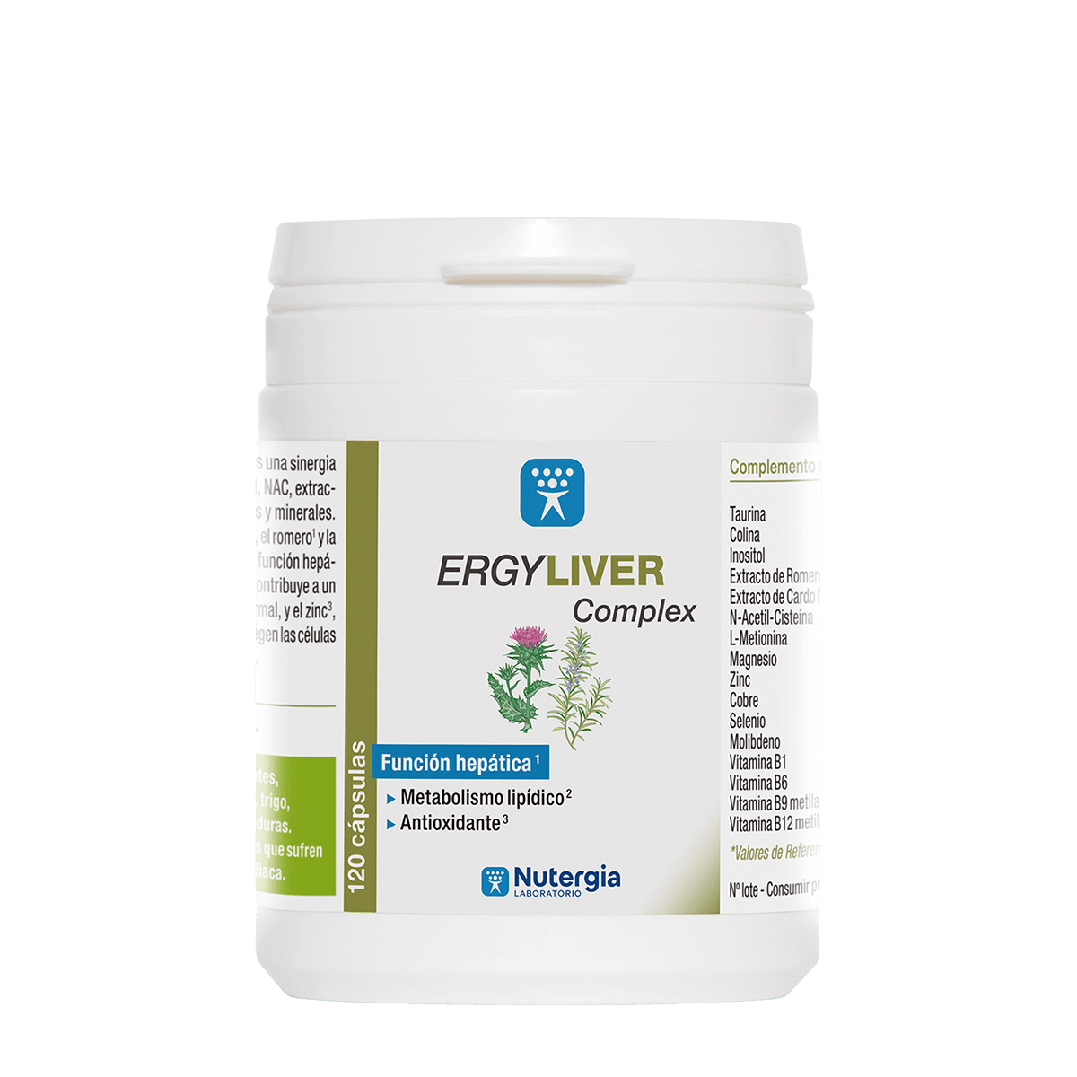 ERGYLIVER Complex. 120 Cápsulas
