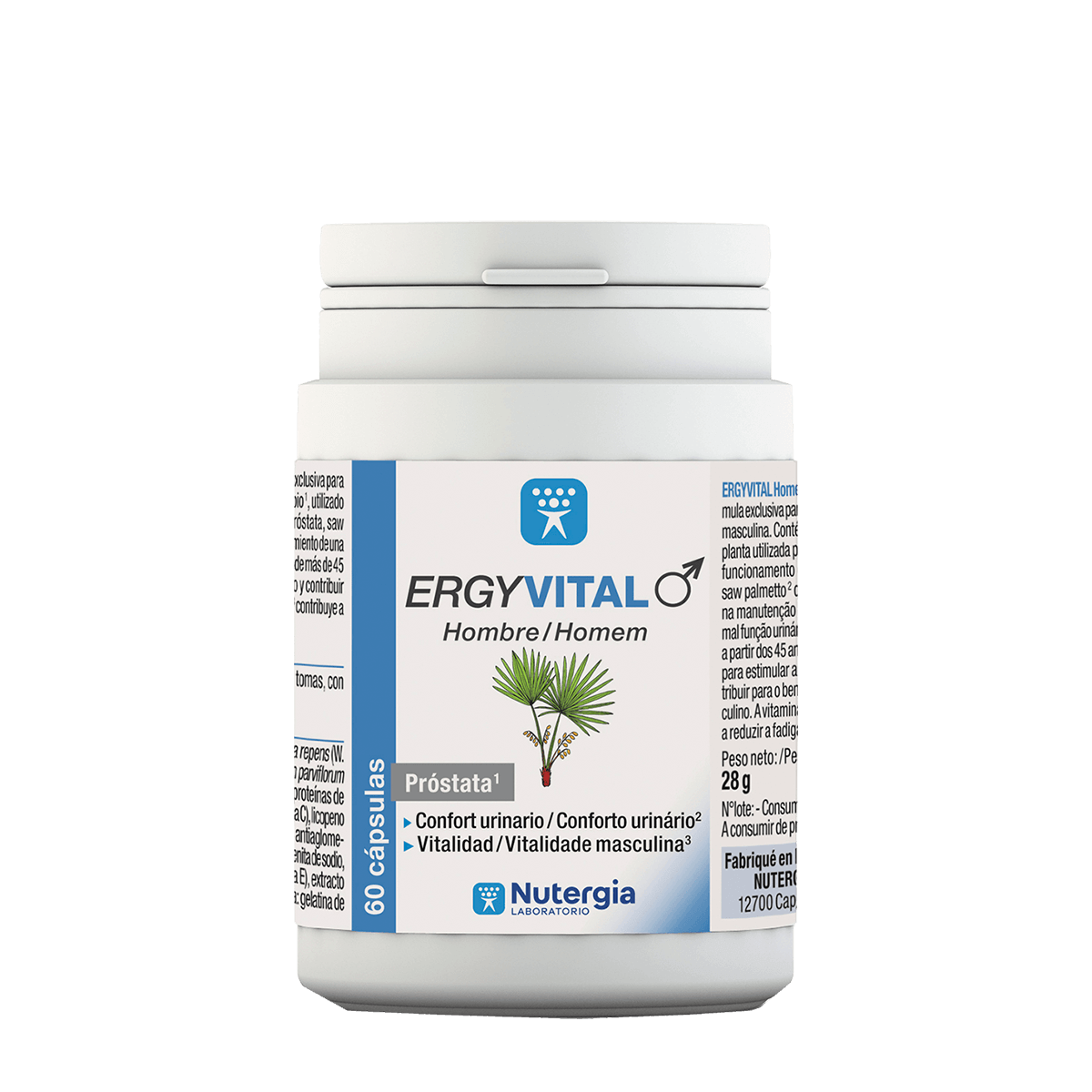 ERGYVITAL Hombre. 60 Cápsulas