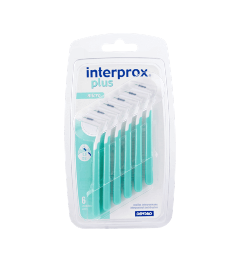 CEPILLO INTERPROX PLUS MICRO MINI CONICO 0.9 mm 6 UDS
