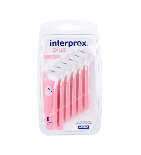 CEPILLO INTERPROX PLUS NANO 0.6 mm 6 UDS