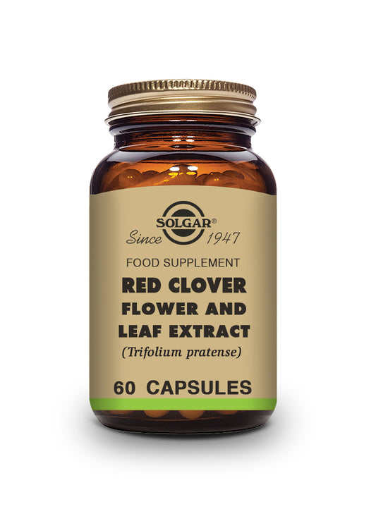 TRÉBOL ROJO – Flor y hoja – (Trifolium pratense). 60 Cápsulas Vegetales